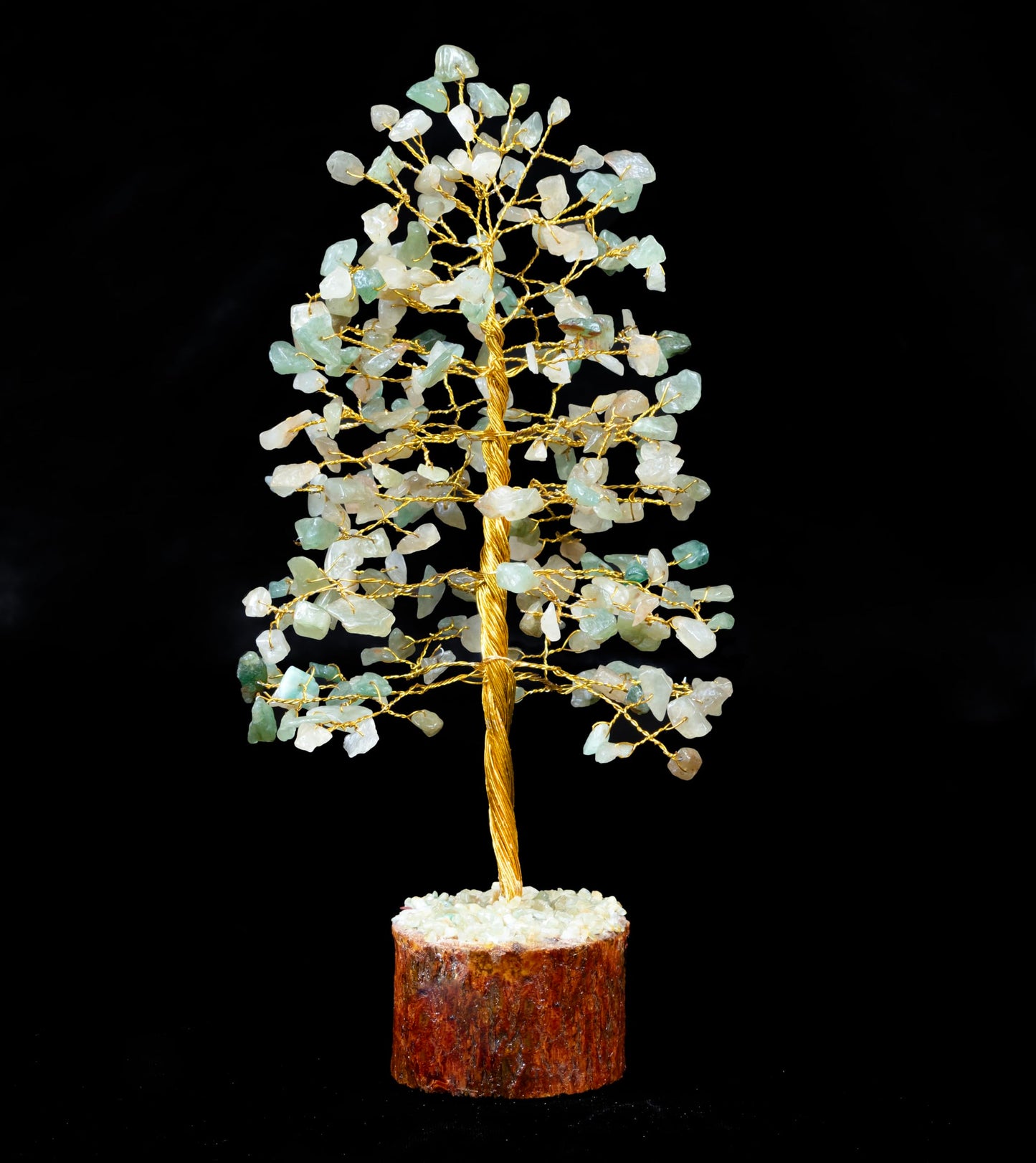 Crocon® Green Jade Healing Crystals Tree Bonsai Desk Decor for Women Home Room Decor Spiritual Gift Meditation Crystals Room & Office Decor Cute House Warming Gifts for Women Mom Birthday her - 10"