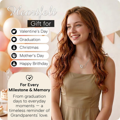 Larvincy Granddaughter Gifts From Grandma Grandpa - To My Granddaughter Necklace With Heartfelt Message & Elegant Box, Jewelry Gift For Birthday, Graduation, Valentines, Mothers Day, Christmas & More