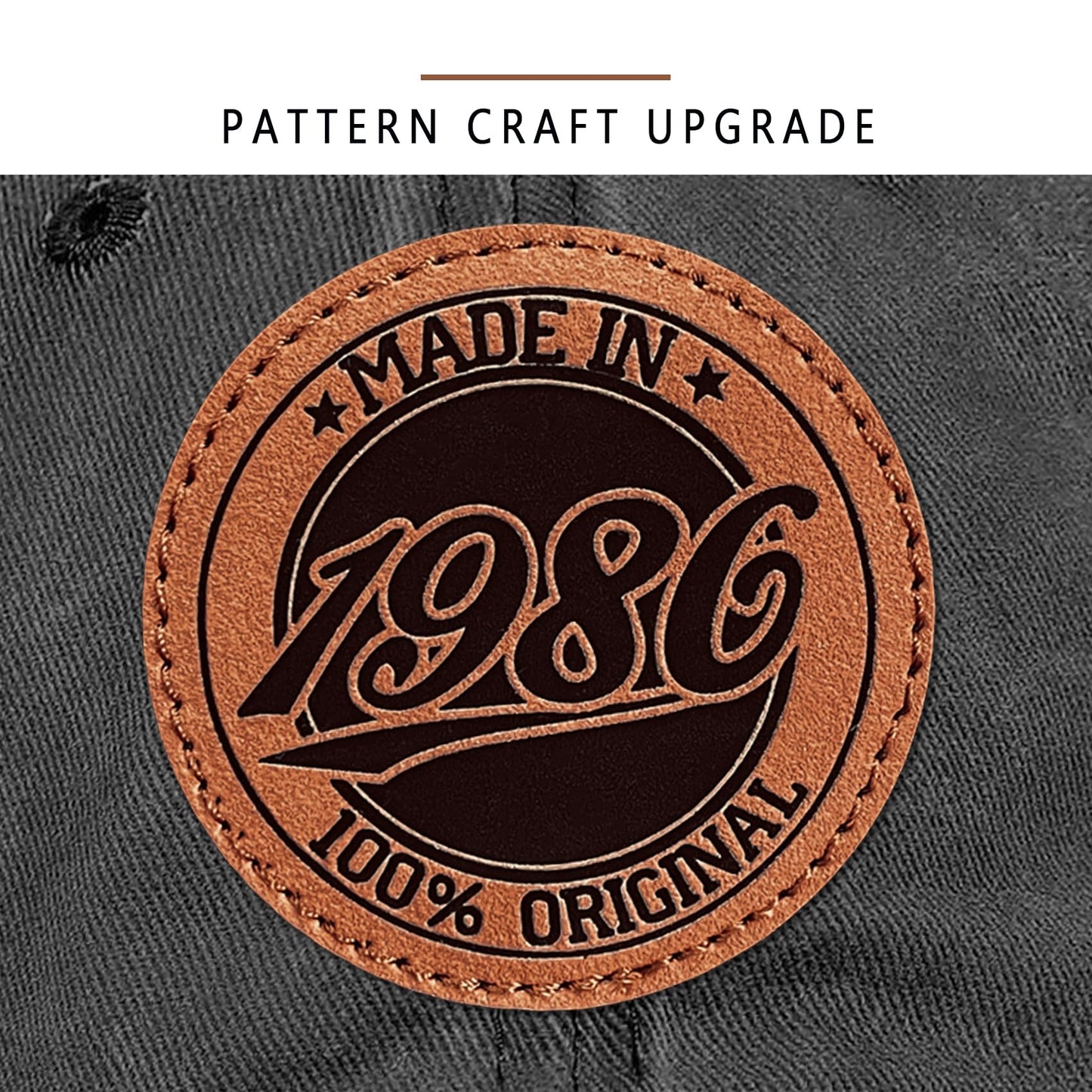 40th Birthday Gifts Men 40 Year Old Gifts Ideas Man 40th Birthday Decorations for Men 100% Cotton 1986 Hat