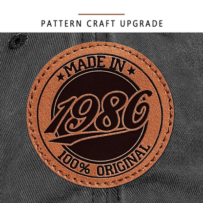 40th Birthday Gifts Men 40 Year Old Gifts Ideas Man 40th Birthday Decorations for Men 100% Cotton 1986 Hat