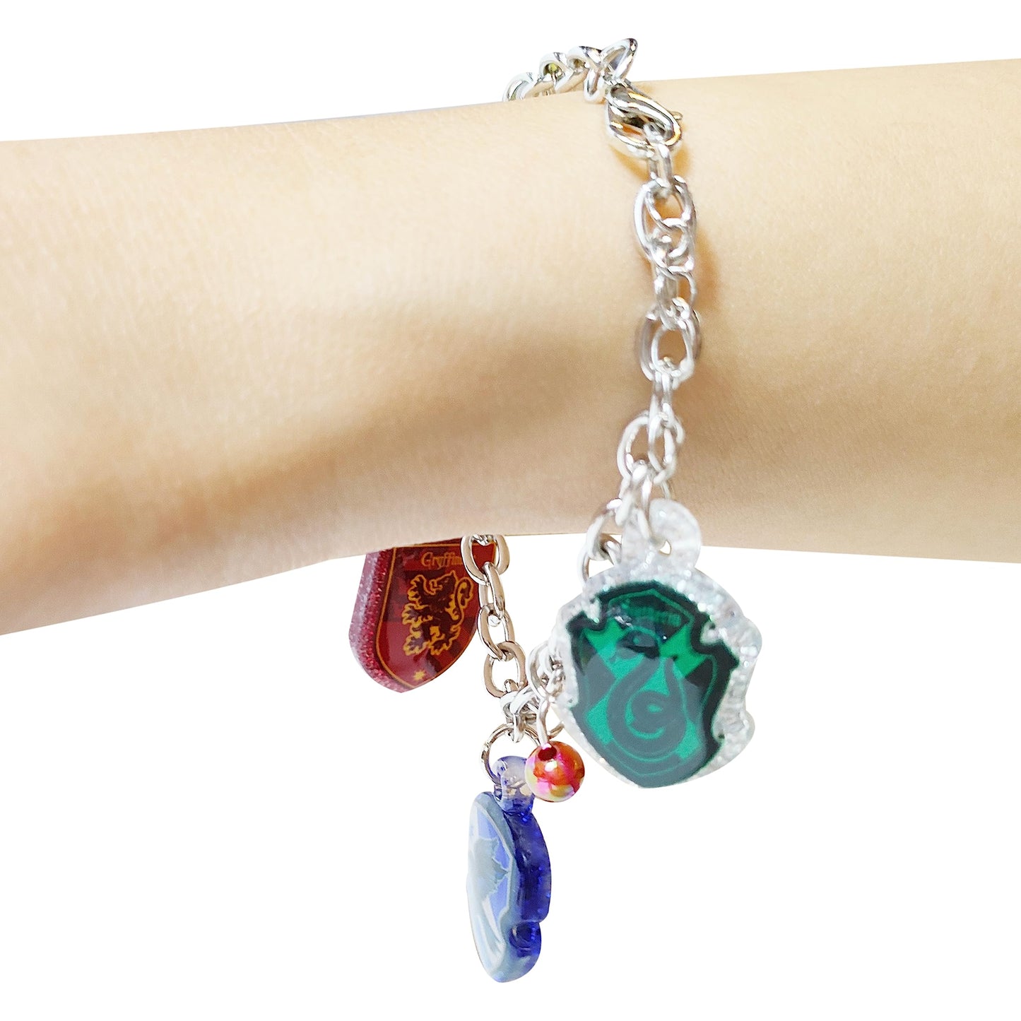 LUV HER Harry Potter 7" Bracelet with 4 Metal Charms, for Boys and Girls, Ages 3+