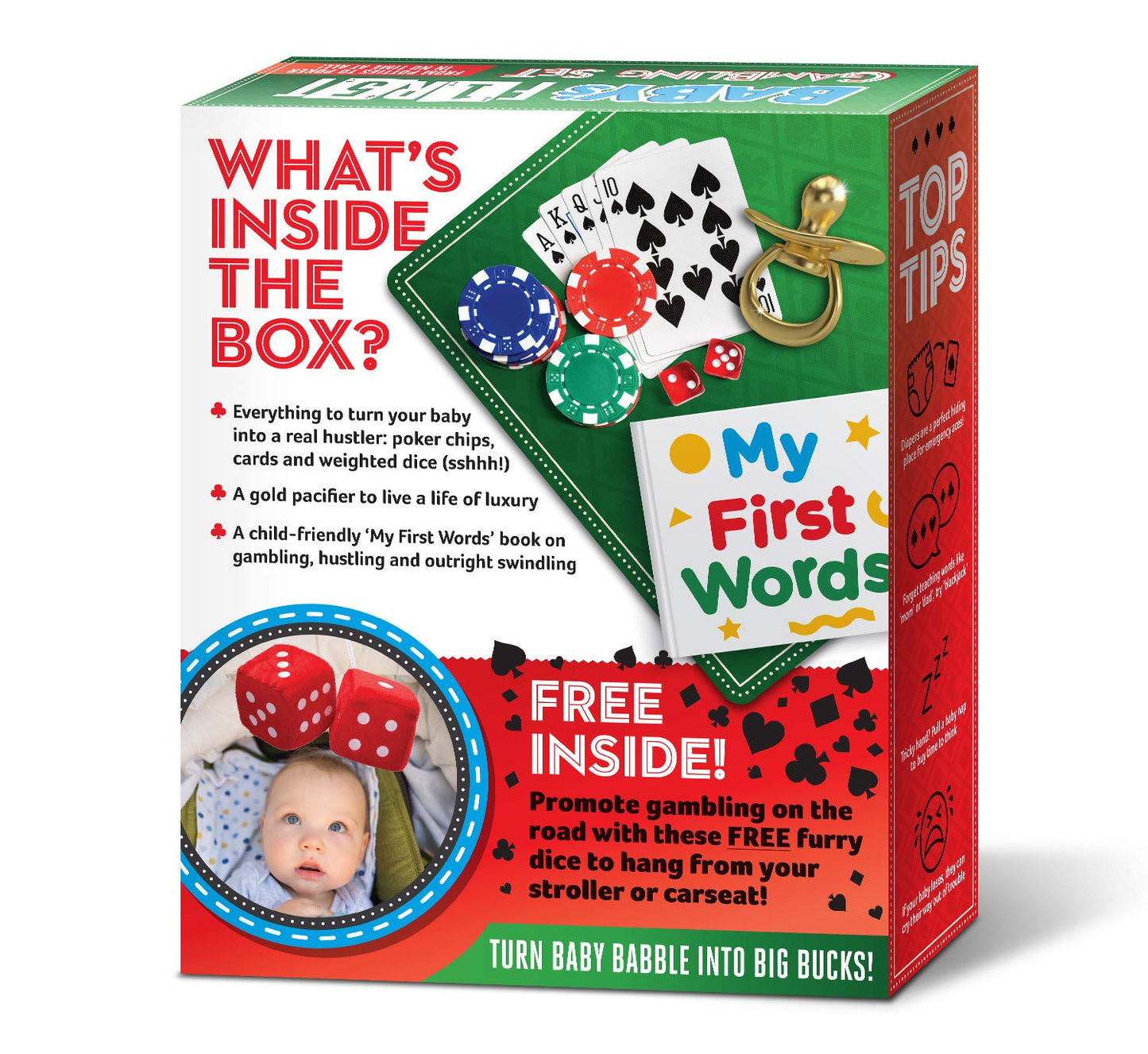 Prank Gift Box - Baby's First Gambling Kit - Perfect Gag Gift and Funny White Elephant Idea …