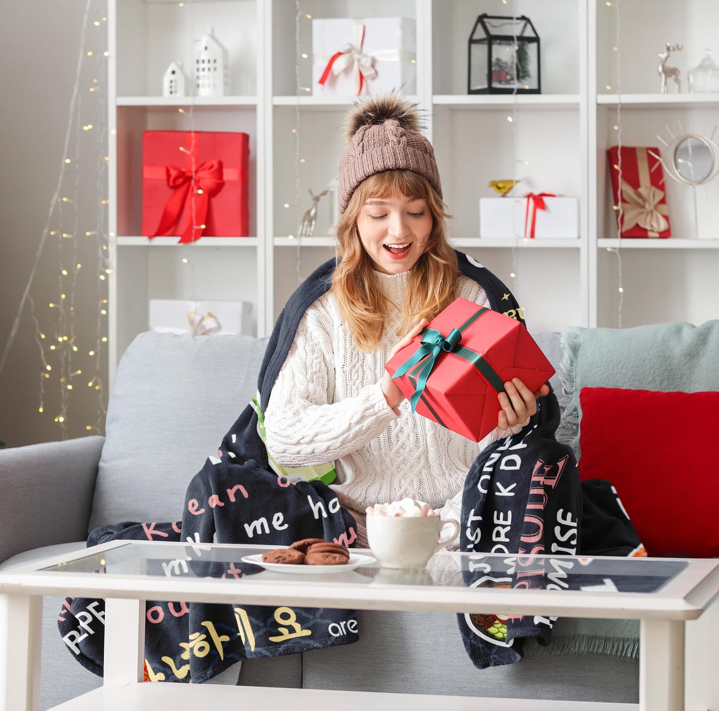 Korean Drama Gifts, Korean Gifts for Women, K Drama Gifts for Women, Kdrama Merch, K Drama, Korean Drama Blanket 60x50in, Korean Blanket, K Pop Gifts Teen Girl