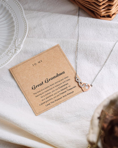 Shonyin Everlasting Heart Necklace for Women Girls Mother (Bonus) Daughter (Sons) Girlfriend Grandma Granddaughter Mother Daughter in Law Sister (in Law) Soulmate Wife Birthday Christmas Gifts