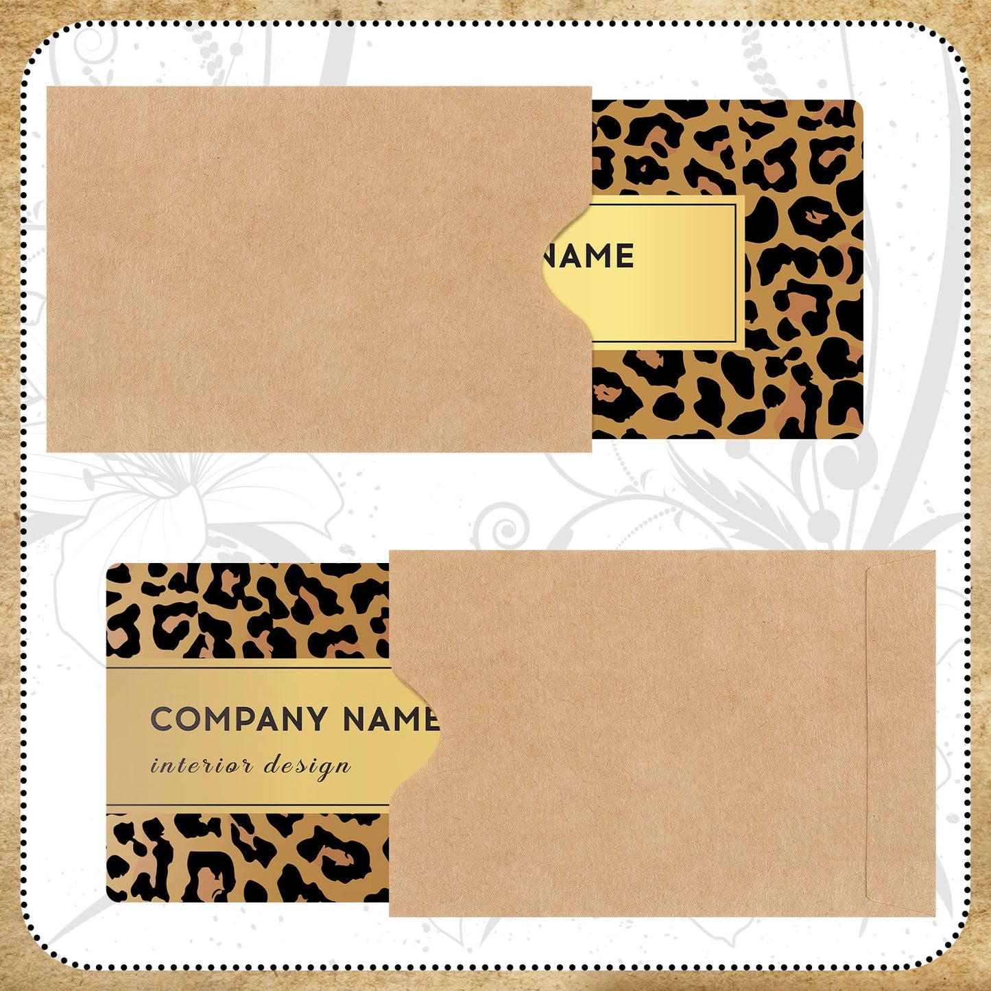 Teling 500 Pack Gift Card Sleeve 2.4 x 3.5 Inches Credit Hotel Key Debit ID Cards Holder Envelopes for Office Business Protector