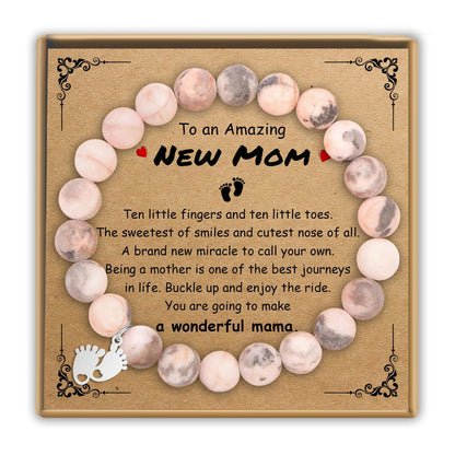 Sereney Preschool Kindergarten Graduation Gift for Girls, Birthday Gifts for Mom Grandma Daughter 1st New Mom Sister Step Mother, Pearl Bracelet as Beaded Bracelets for Wife Girlfriend Best Friends