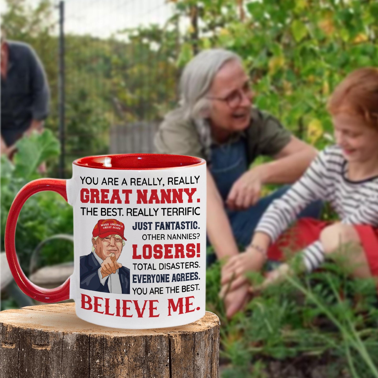 Mothers Day Gift for Nanny, Nanny Gifts for Grandma, Best Nanny Present From Granddaughter, Grandson for Christmas, Birthday, Funny Nanny Gifts Idea, Nanny Ceramic Mug 11Oz