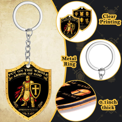 50PCS Christian Keychain Gifts for Men plus 50 Cards Transparent Bags Religious Key Chain Bulk Father's Day Party Gift Supplies
