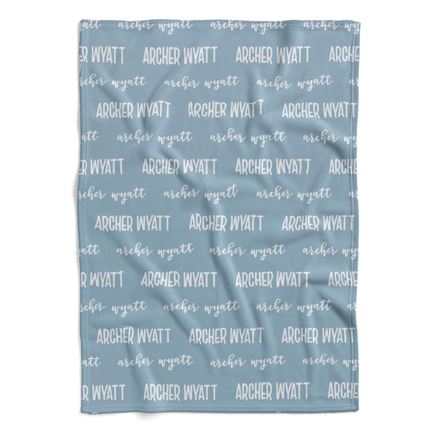 Personalized Baby Swaddle, Baby Name Sign for Hospital, Birth Announcement, Gender Reveal, Swaddles for Newborns, Baby Essentials, Blue Swaddles, (Swaddle Only)