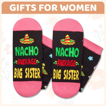 HAPPYPOP Mothers Day Gifts - Mother Daughter Sister in Law Socks, Aunt Niece Sister Socks