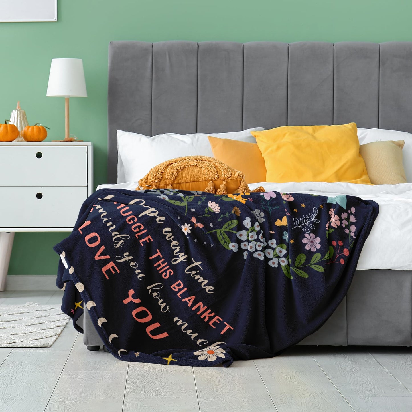 Julazy Nanny Gifts for Grandma Blanket 50"X60", Birthday Gifts for Nanny Women, Nannie Gift from Grandchildren, Best Nanny Ever Gift Idea