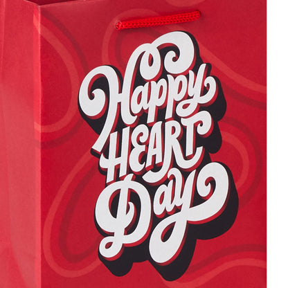 Hallmark 6" Small Valentine's Day Gift Bags (6 Bags, 3 Designs: Hello Gorgeous, Pink, Red) for Classroom Exchange, Galentine's Day