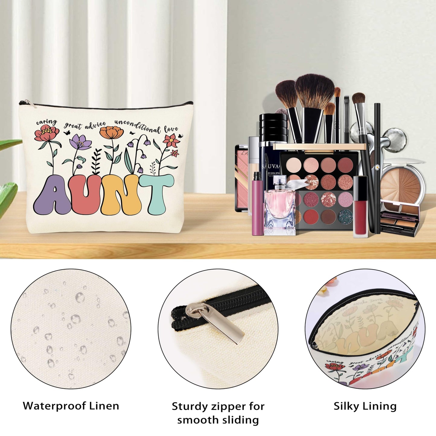 DOGMEM Aunt Gifts, Best Auntie Gift ideas, Brithday Gift from Niece Nephew, Aunt Gifts for Women