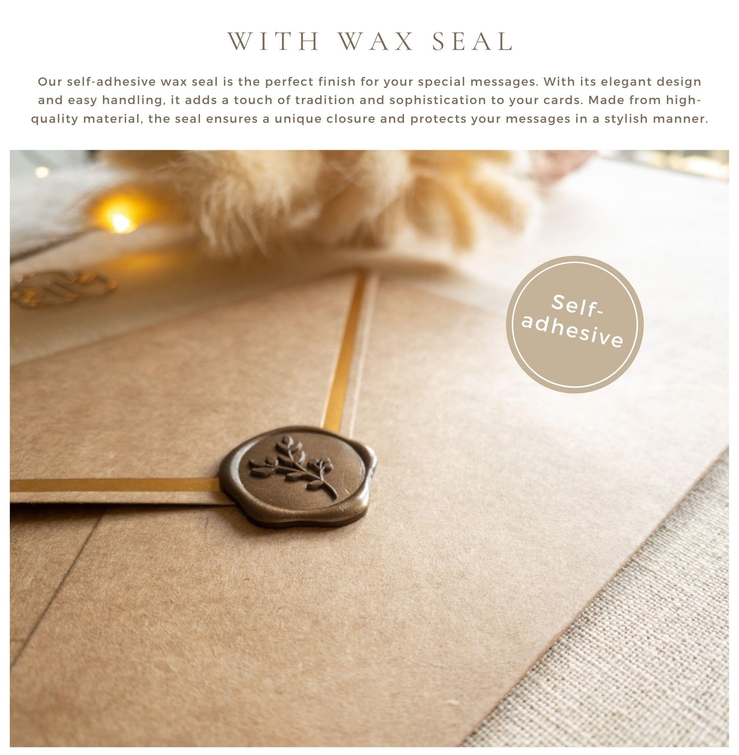Joli Coon Will you be my godparents card with luxury envelope and wax seal - Godparents proposal gift
