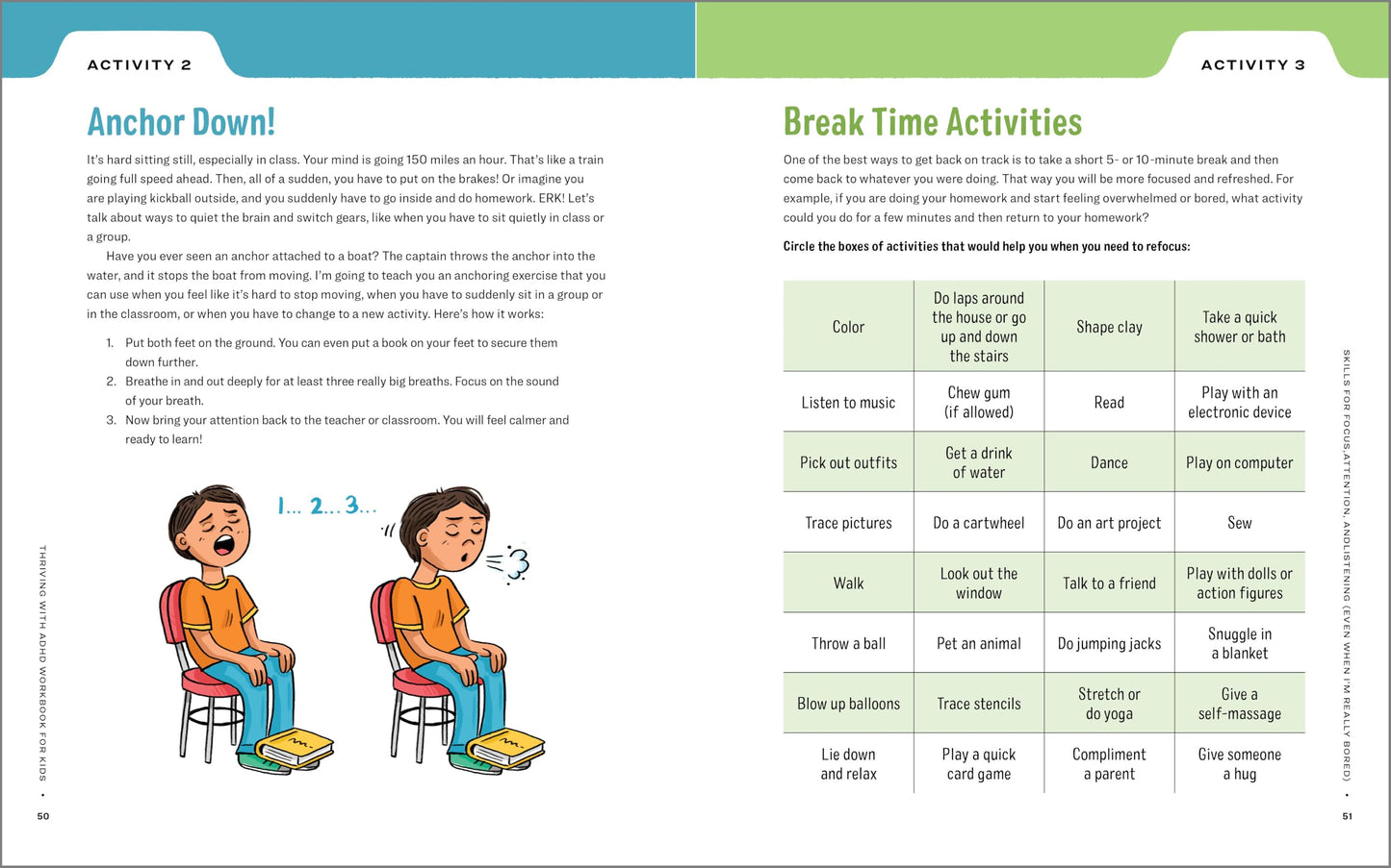 Thriving with ADHD Workbook for Kids: 60 Fun Activities to Help Children Self-Regulate, Focus, and Succeed (Health and Wellness Workbooks for Kids)
