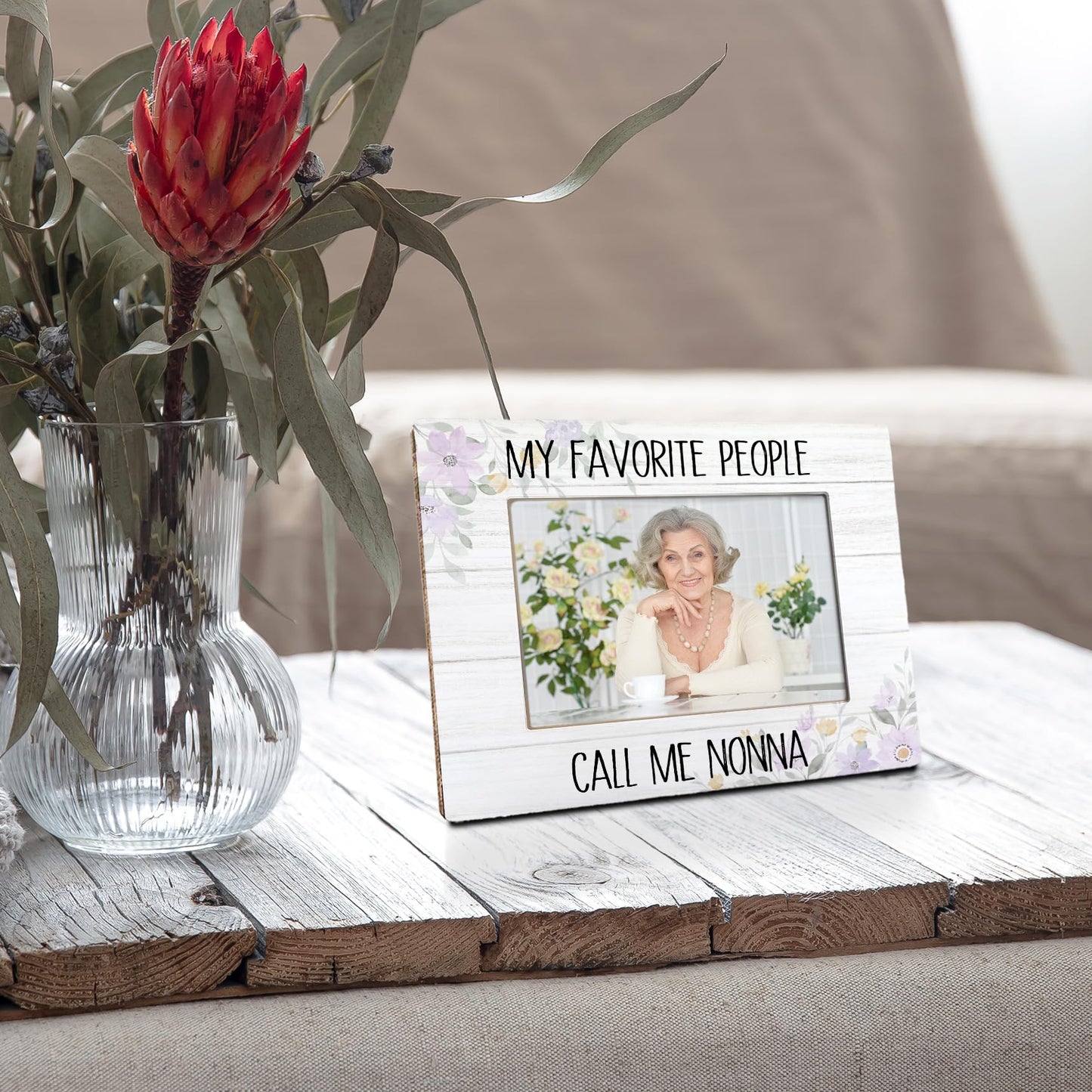 Nonna Picture Frame 8x10, Grandma Picture Frames, Grandma Gifts from Grandkids, Gifts for Nonnas Mothers Day from Grandson Granddaughter, My Favorite People Call Me Nonna Photo Frame 5X7