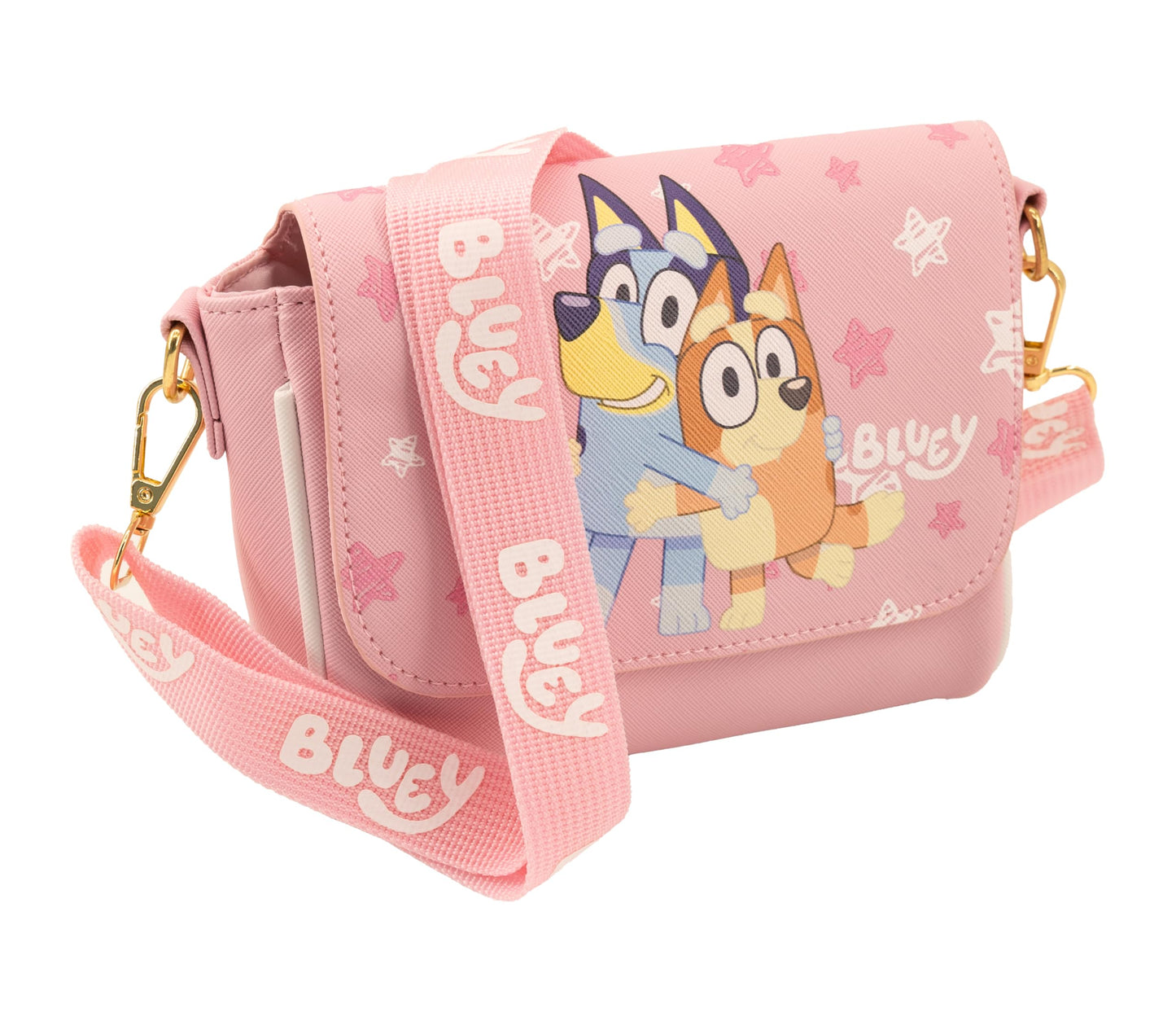 Bluey Purse for Girls | Official Bluey Crossbody Handbag with Adjustable Strap & Magnetic Flap | Toddler Purse, Preschool Handbag, Small Crossbody Shoulder Bag, Mini Purse for Kids Ages 3 and Up
