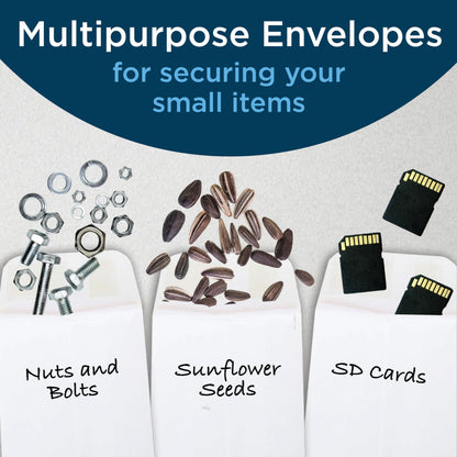 Guardian #1 Paper Coin Envelopes with Gummed Flaps, Pack of 500 Blank Small Envelopes for Gift Cards, Coins, Receipts, Stamps, Small Parts Storage, and More, 2 ¼ Inches x 3 ½ Inches, White