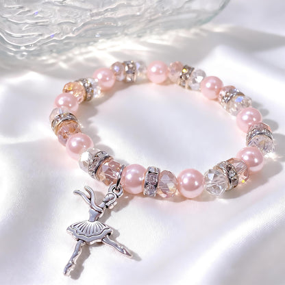 Dance Recital Gifts - Ballerina Bracelet & Ballet Dancer Jewelry
