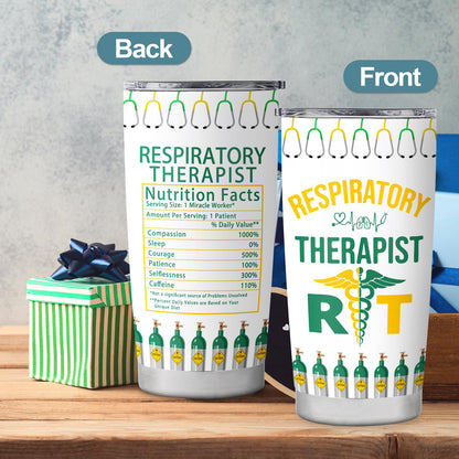 Respiratory Therapist Gifts Tumbler,RT Week Gifts,Gift for Rt On Respiratory Care Week,Travel Coffee Tumbler Mug 20oz