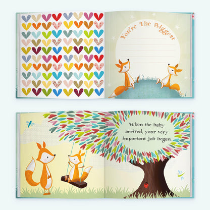 You're The Biggest: A Heartwarming New Sibling Gift Book for Big Brothers or Sisters – Hardcover Keepsake