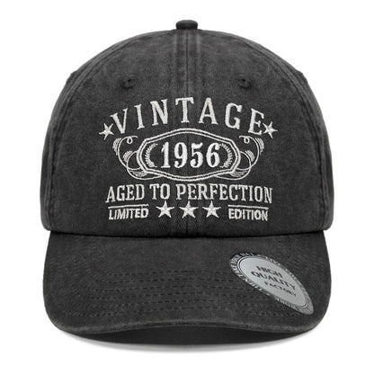 1926-1996 Birthday Gifts for Men Women,Personalized 30th-100th Birthday Ideas Gift,Parents Vintage Hat