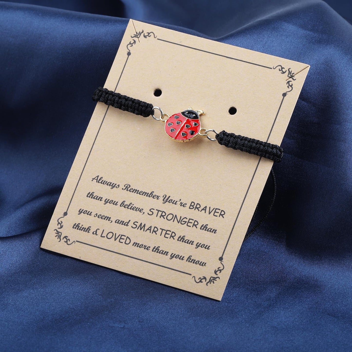 BNQL Ladybug Bracelets Gifts for Women Girls Ladybug Charm Bracelet Ladybug Jewelry Inspiration Ladybug Gifts Ladybug Lover Gifts
