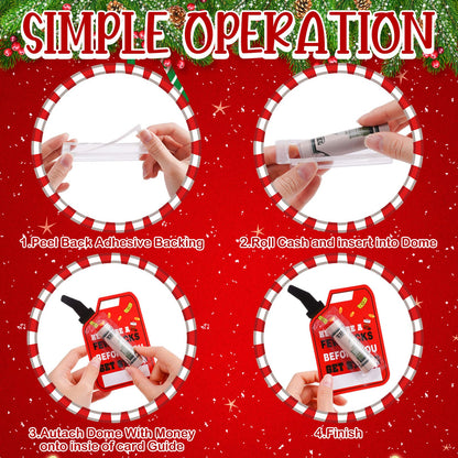Colarr 12 Pcs Money Holders Gas Can Cash Gift Cards Employee Appreciation Money Clip Gifts for Teacher Nurse Father Christmas Birthday Holiday 2026 Graduation New Year Funny Gifts for Adults