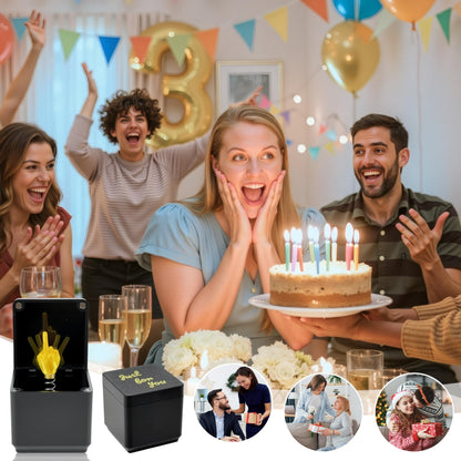 White Elephant Gifts for Adults - Gag Gifts Funny Middle Finger in A Box, Surprise Prank Pop Up Box Stocking Stuffers for Men Him Her White Elephant Gifts