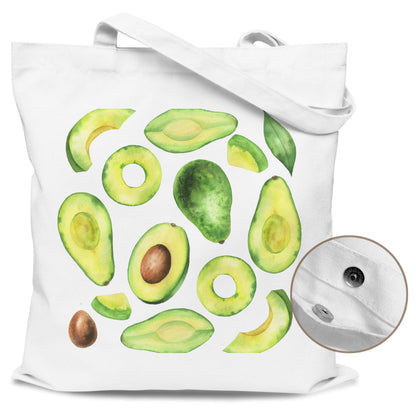 Fruit Tote Bag with Magnetic Buckle-Fruit Themed Seasonal Gifts for Birthday, Mother's Day, Christmas.