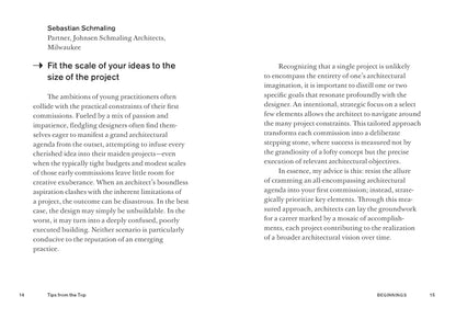Tips from the Top: Architects Share Their Advice for Success