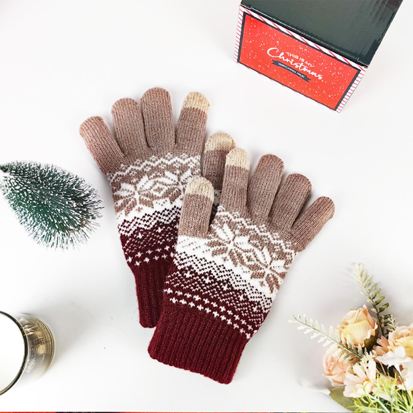 Christmas Gift for Women, Womens Christmas Gift 2026 Winter Mug for Coworker Best Friend Teacher, Merry Xmas Gifts Basket Set Unique Holiday Gift Ideas Burr Basket
