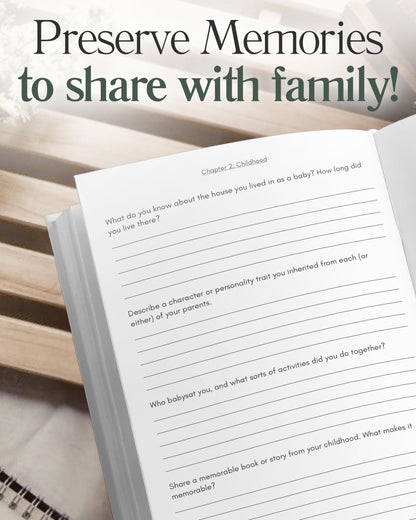 Great Grandma's Life Story Journal (Hardcover): A Meaningful Keepsake for Great Grandma to Share Her Journey & Memories, Book Includes 250+ Prompts, Great Gifts for Mother's Day, Birthday & Christmas