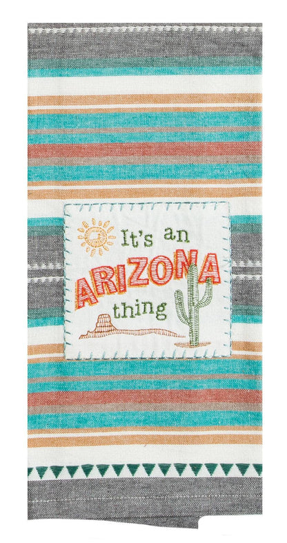 2 Piece Kay Dee Designs Home State of Arizona Embroidered Kitchen Towel Bundle