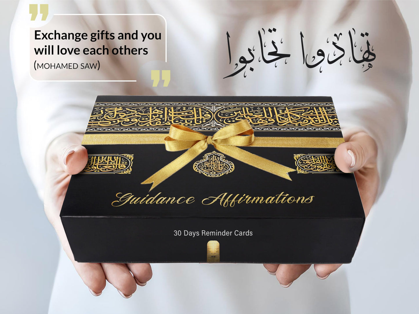 OLEEK eid gifts islamic quranic verses cards (30 Daily Reminders) - islamics gift for women - muslim gifts for men - eid decorations for home 2026 - ramadan dua cards - eids gift islamics decor