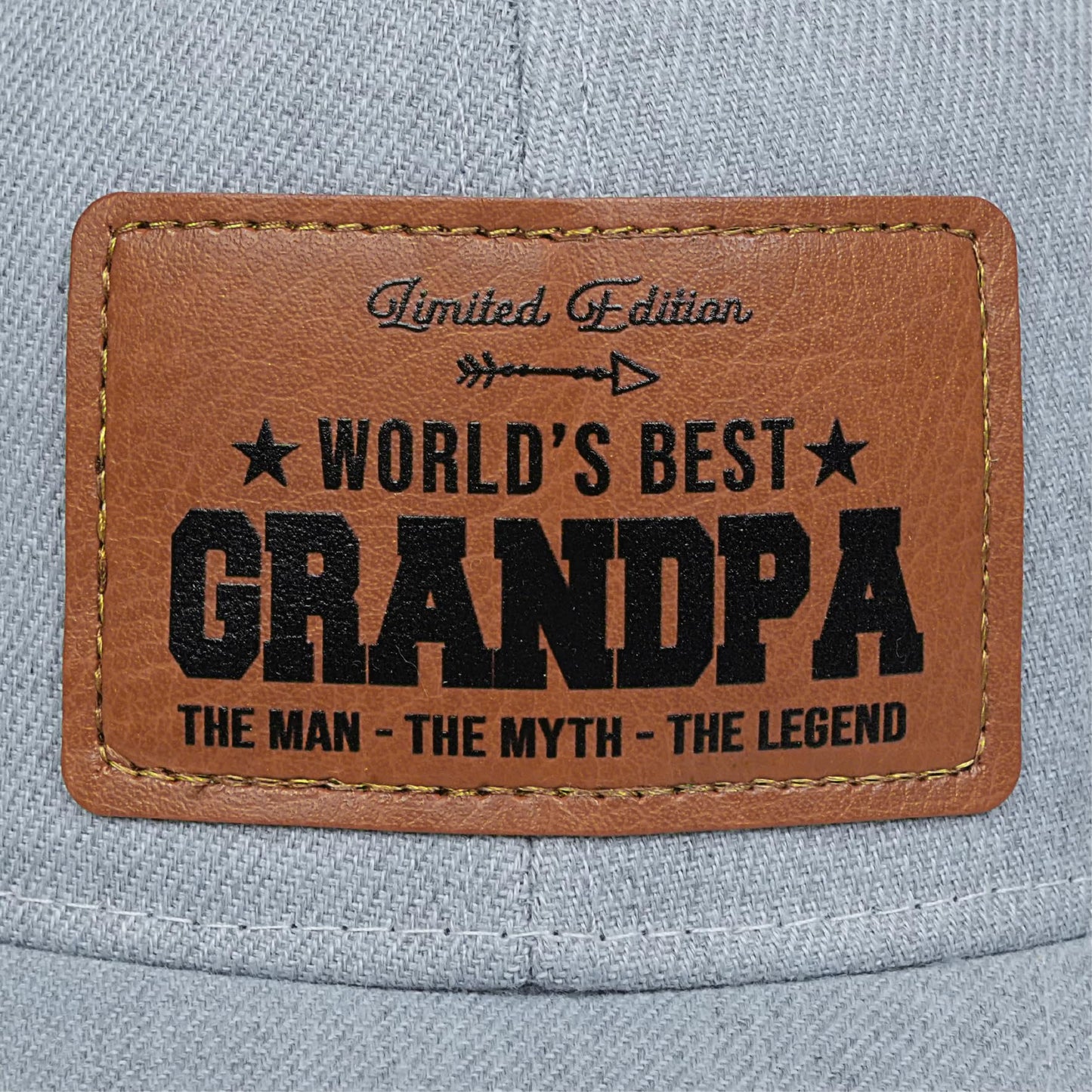 Men's Hat Gifts - Men Cap Gifts for Christmas Father's Day Birthday Trucker Hat Leather Pattern Baseball Cap