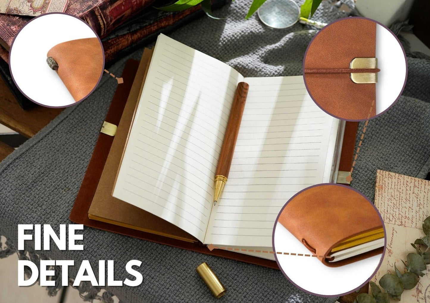 InnoBeta Trombone Gifts Journal Notebook, Gifts for Trombone Player on Christmas, Birthday, Sketchbook, Travel Diary, Faux Leather, 7.8 * 5 Inches