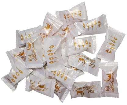 Eid Mubarak Wrapped Fruit Balls Hard Candy 100 Count Eid al-Adha & Eid al-Fitr Event Candy Muslim Religious Candy For Ramadan
