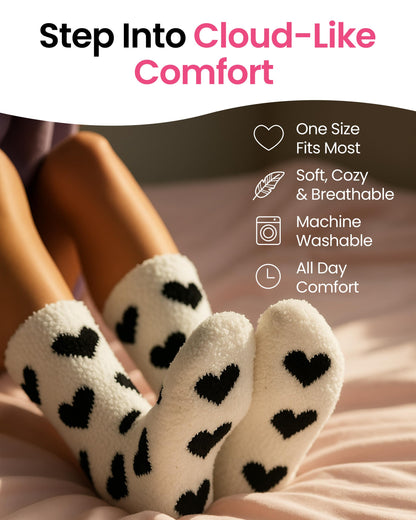 Lily England Cozy Gift Set for Women - Fluffy Socks, Headband, & A Scrunchie - Best-Friend Gifts, Sister Gifts for Sister & Christmas & Birthday Gifts for Her, Badass Babe Unique Gift