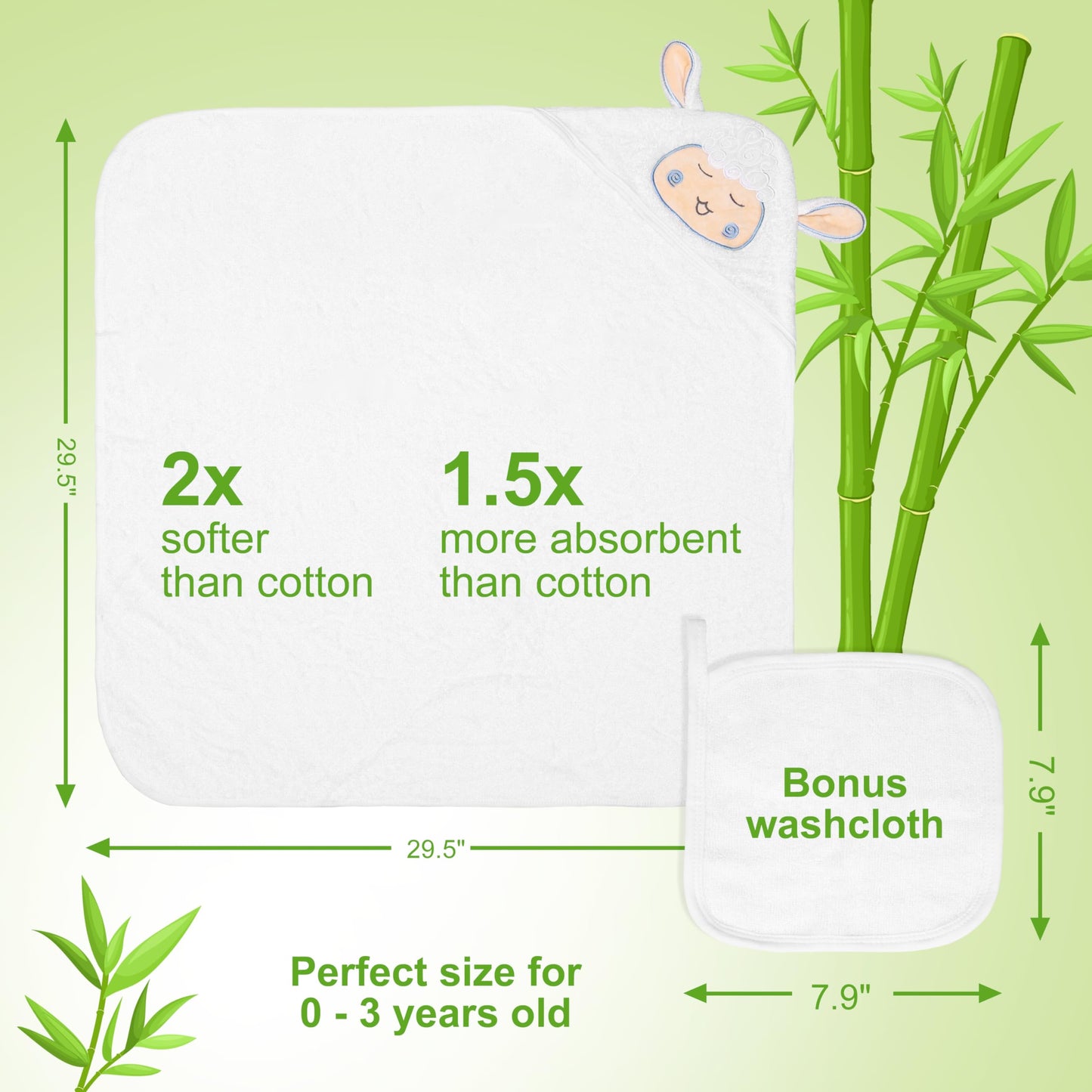 MyMateZoe My First Noahs Ark 7 pcs Baptism Gift Set, Dedication, Christening and Baptism Gifts for Boys and Newborn Baby, Includes Washcloth and Hooded Towel, Baby Bath Book, 3 Bath Toys and Gift Bag