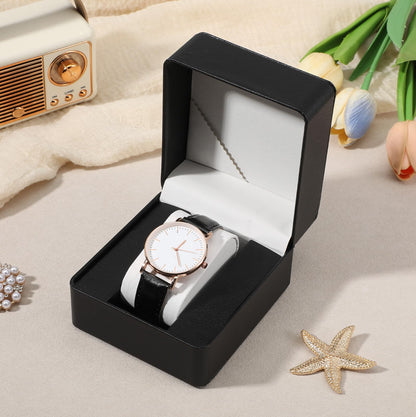 6 Pack PU Leather Single Watch Case Premium Watch Box for Men and Women with Removable Pillow Large Travel Wristwatch Display Storage Organizer Holder Gift Box