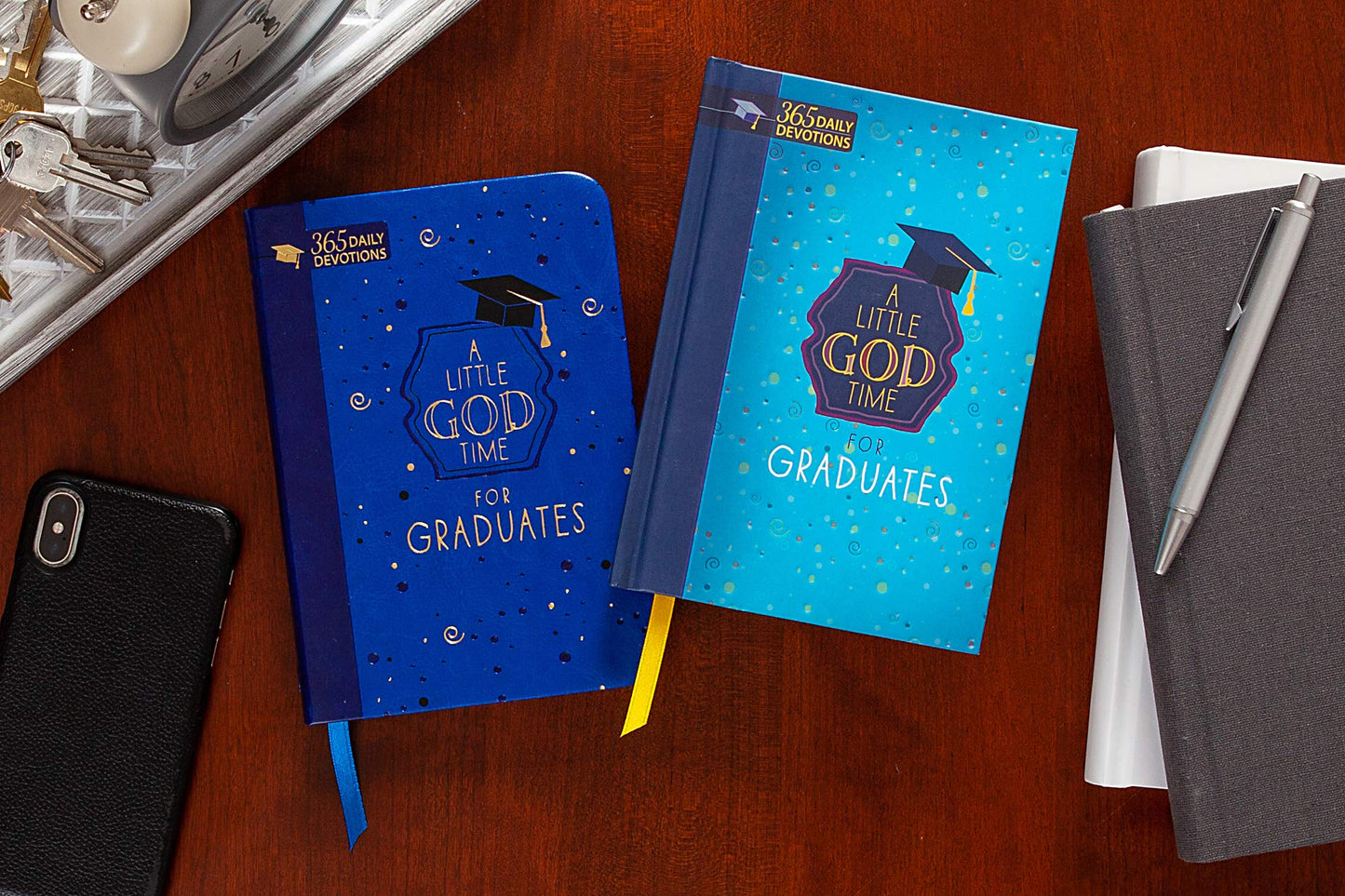 A Little God Time for Graduates: 365 Daily Devotions (Faux Leather Grad Gift Edition) – Motivating Devotions for Grads, Perfect Gift for Graduation Parties, Birthdays, Holidays, and More