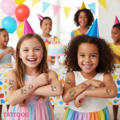 Unique Hello Kitty Party Favors - 16 Goodie Bags with 16 Sticker Sheets, 24 Tattoos, Checklist - Hello Kitty Birthday Decorations - Officially Licensed