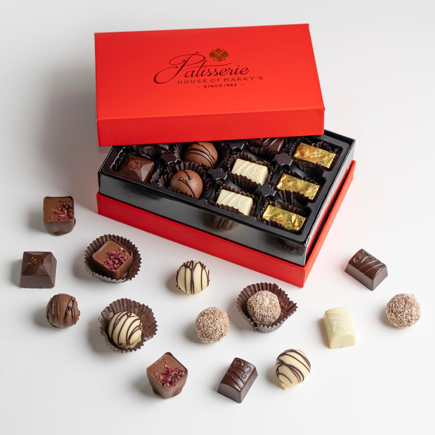 MARKY'S Belgian Chocolates Gift Box – 24 pcs (Pack of 1) – Assorted Chocolate Holiday Box Gourmet Gift