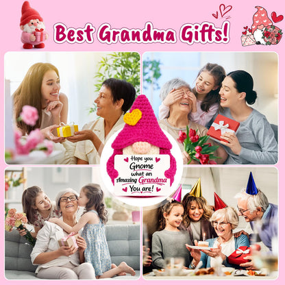 Grandma Gifts for Birthday Christmas - Funny Gnome Gift for Great Grandma Nana Gigi Mimi Grandmother from Granddaughter Grandson Grandkids, Grandparents Day Mothers Day Gnomes Present