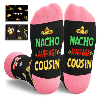 HAPPYPOP Mothers Day Gifts - Mother Daughter Sister in Law Socks, Aunt Niece Sister Socks