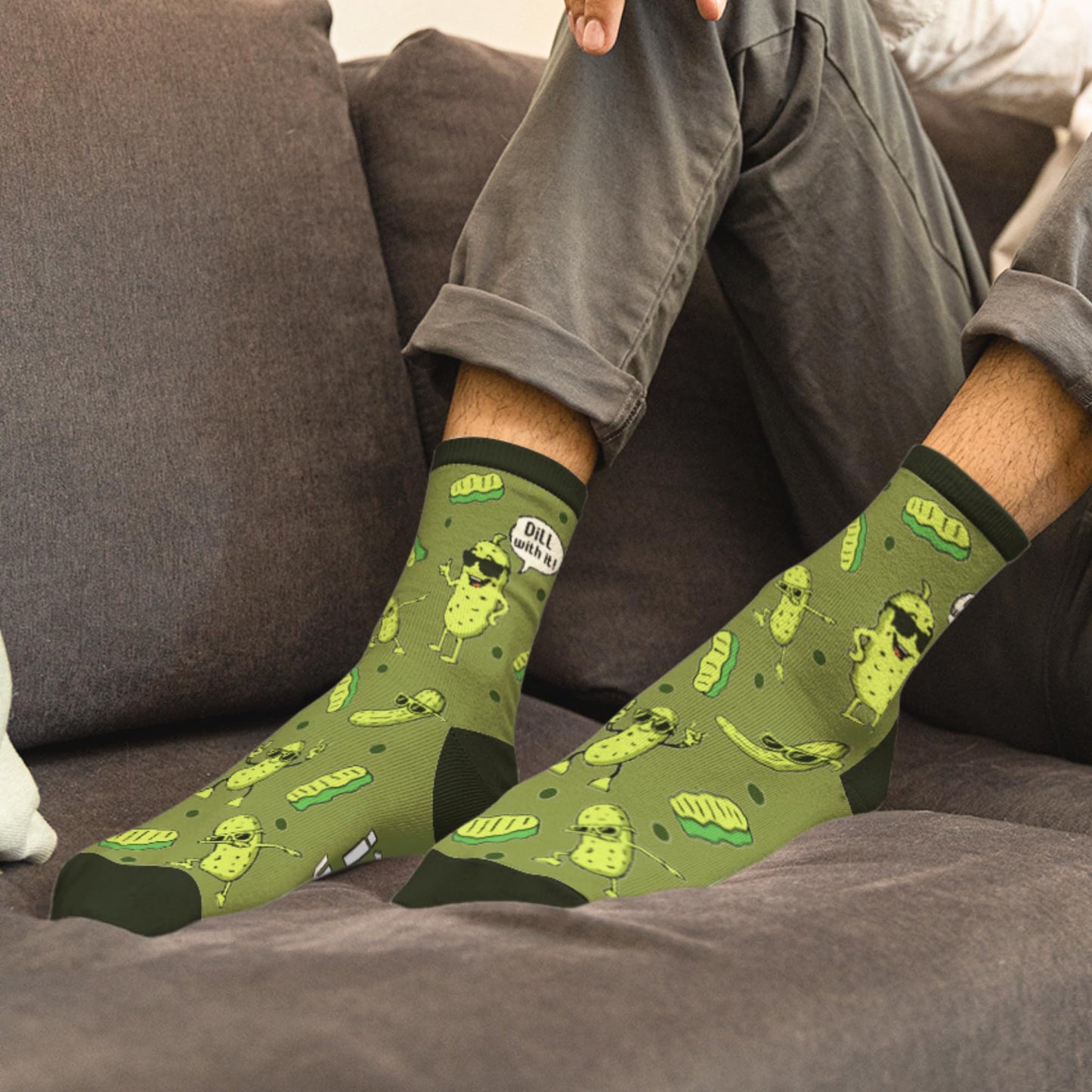 Book, Fishing, Hiking, Gamer, Camping, Pickle, Music, Foods, Ballerina, Bigfoot - Hobbies Socks for Women Men
