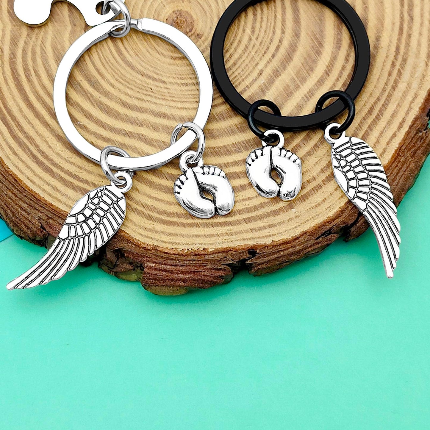 Dabihu Loss Memorial Keychain Loss of Baby Memorial Gift Sympathy Gift for Infant Lost Pregnancy Baby Miscarriage Jewelry Remembrance Grieving Gifts Sympathy Gifts for Parent Miscarriage Keepsake