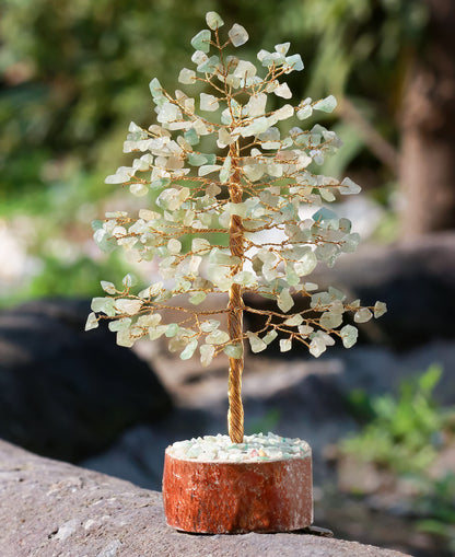 Crocon® Green Jade Healing Crystals Tree Bonsai Desk Decor for Women Home Room Decor Spiritual Gift Meditation Crystals Room & Office Decor Cute House Warming Gifts for Women Mom Birthday her - 10"
