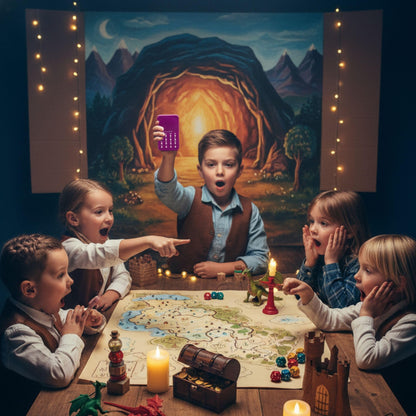 Game Master Noisemaker with 16 Sounds, Fantasy Sound Machine - RPG Effects for Tabletop Gaming - Gift for Immersive Questing – Unique for Players Accessories (Dungeons & Dragons, DND, D&D Compatible)